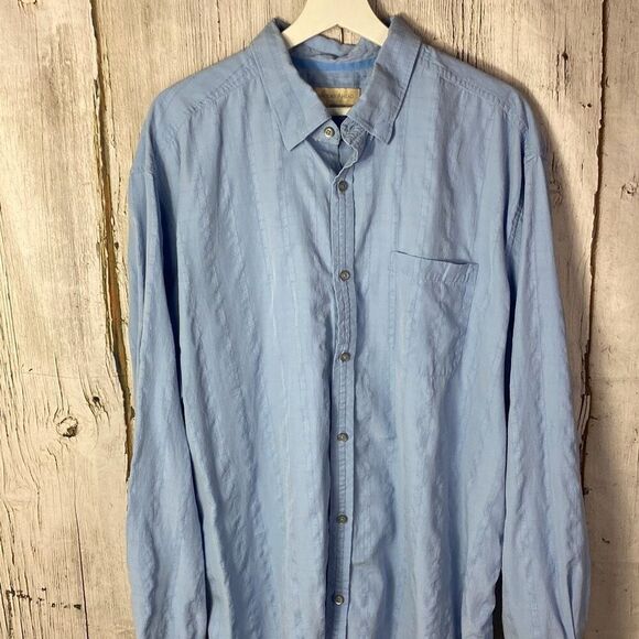 The Territory Ahead Silk Cotton Blend Long Sleeve Button Down Size XL  143 - Picture 2 of 9